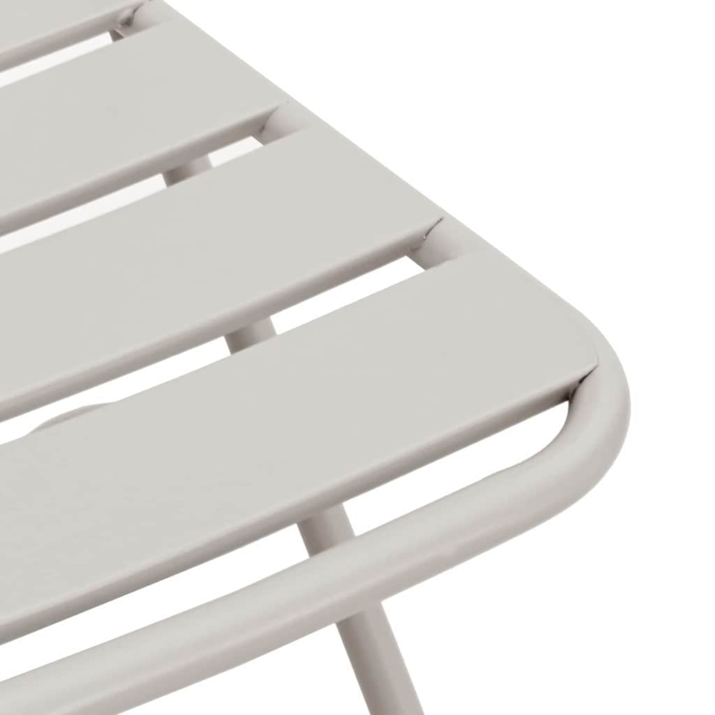 vidaXL Garden Folding Chair Folding 2 pcs Beige 42 x 52 x82cm
