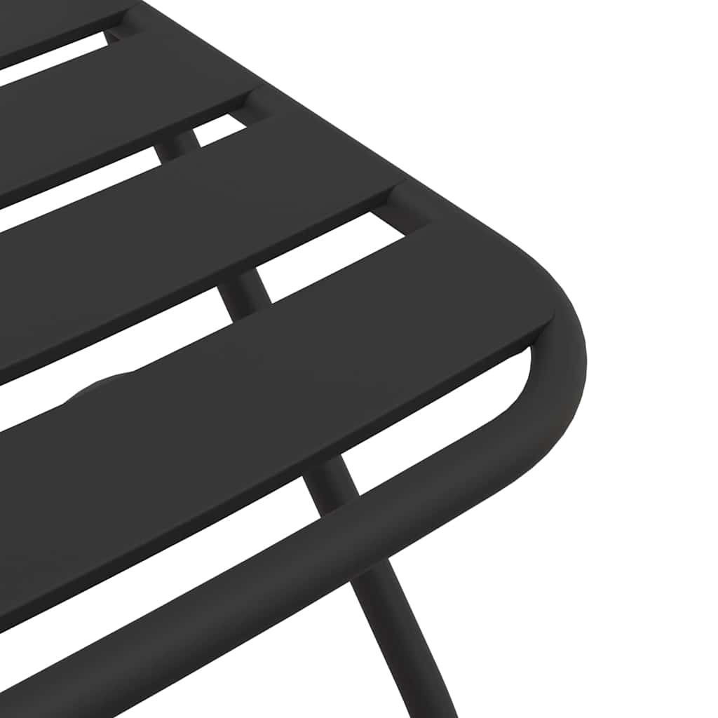 vidaXL Garden Folding Chair Folding 2 pcs Anthracite 42 x 52 x82cm
