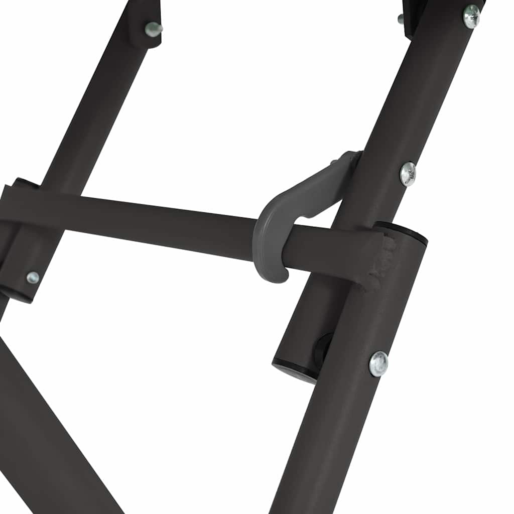 vidaXL Bistro Table Anthracite 55 x 55 x 72.5 cm Powder-coated Steel
