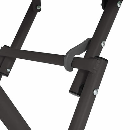 vidaXL Bistro Table Anthracite 55 x 55 x 72.5 cm Powder-coated Steel