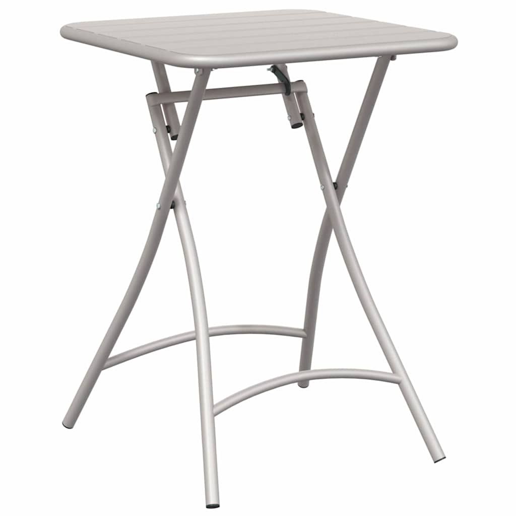 vidaXL Bistro Set 3 pcs Beige Steel