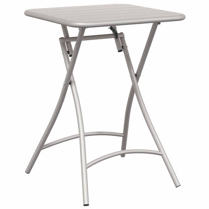 vidaXL Bistro Set 3 pcs Beige Steel