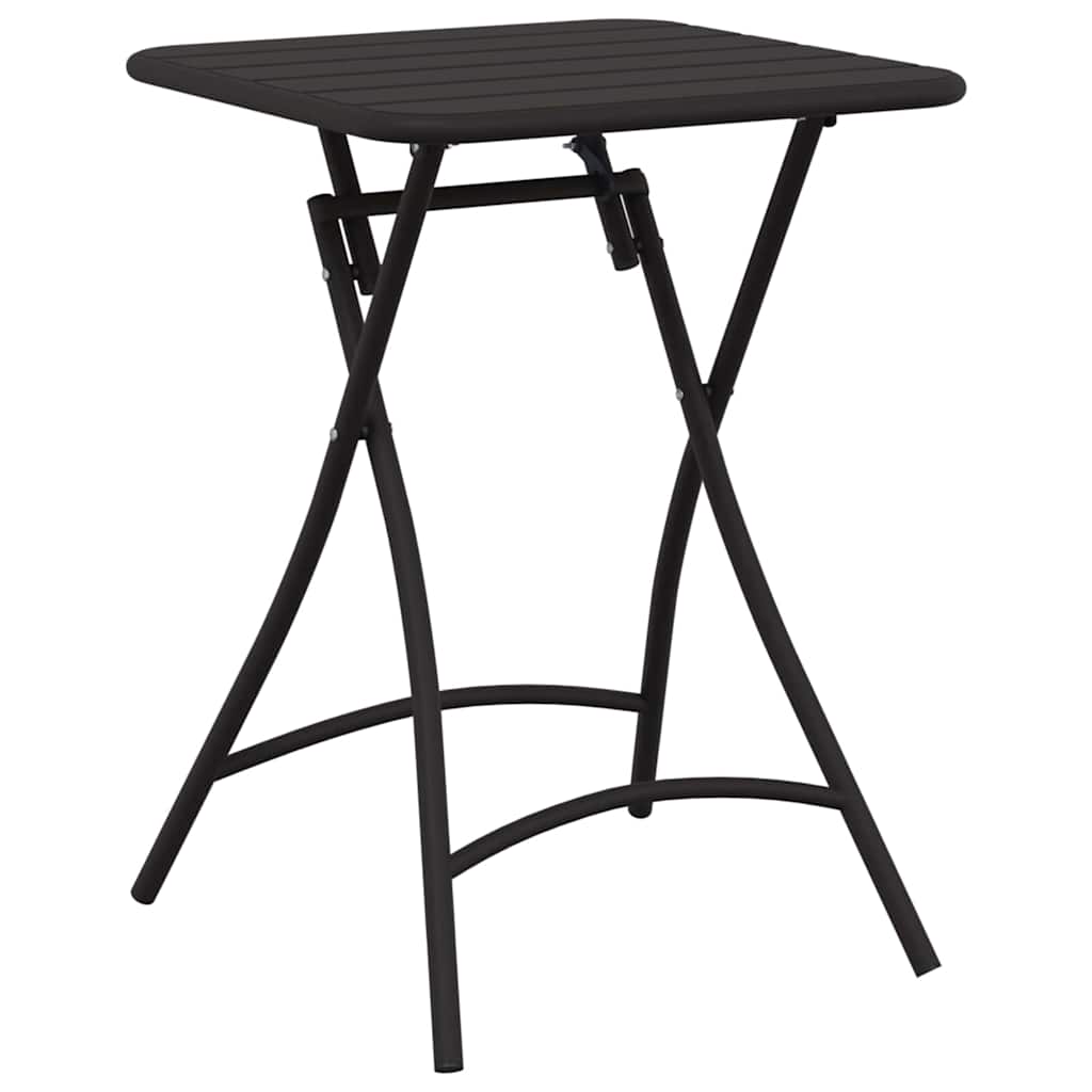 vidaXL Bistro Set 3 pcs Anthracite Steel
