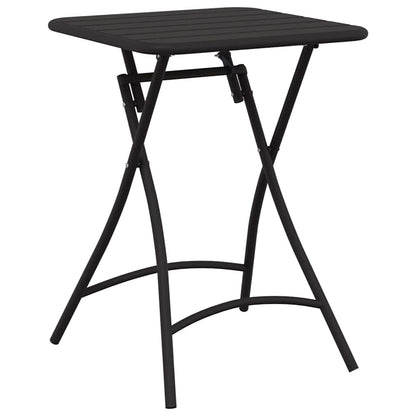 vidaXL Bistro Set 3 pcs Anthracite Steel