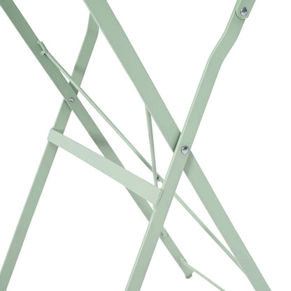 vidaXL Bistro Table Light Mint Ø 50 x 71 cm Powder-coated Steel