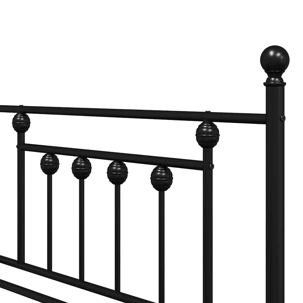 vidaXL Daybed Frame Black 100 x 190 cm Steel