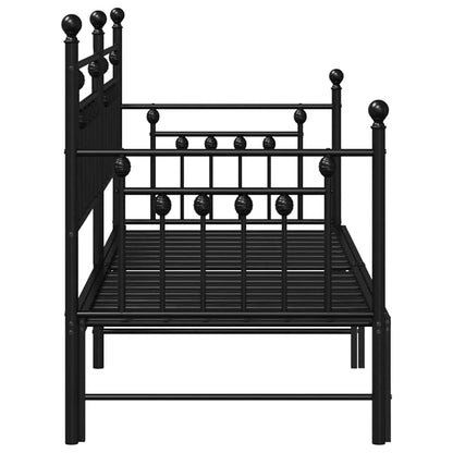 vidaXL Daybed Frame Black 80 x 200 cm Steel