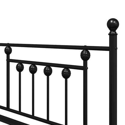 vidaXL Daybed Frame Black 107 x 203 cm Steel
