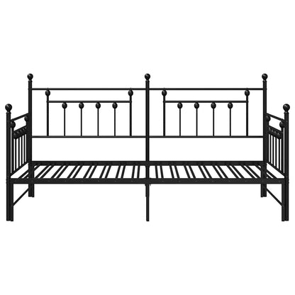 vidaXL Daybed Frame Black 107 x 203 cm Steel