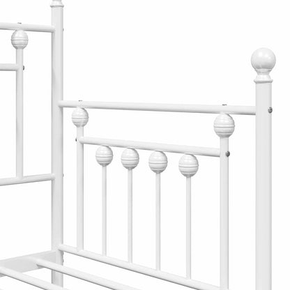 vidaXL Daybed Frame White 80 x 200 cm Steel