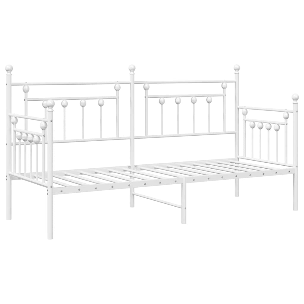 vidaXL Daybed Frame White 80 x 200 cm Steel