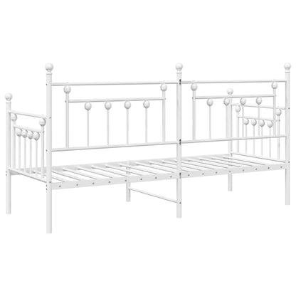 vidaXL Daybed Frame White 80 x 200 cm Steel