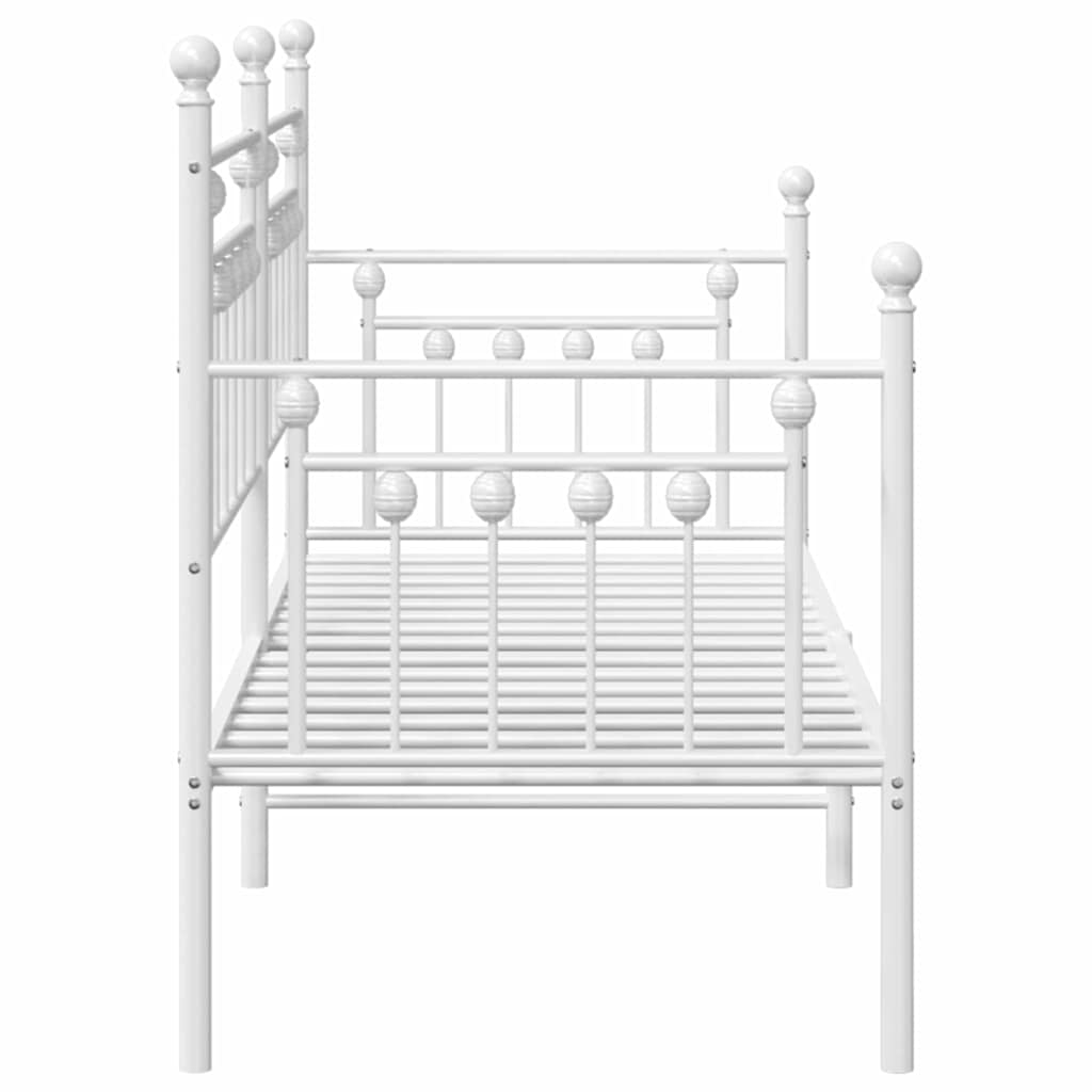 vidaXL Daybed Frame White 80 x 200 cm Steel