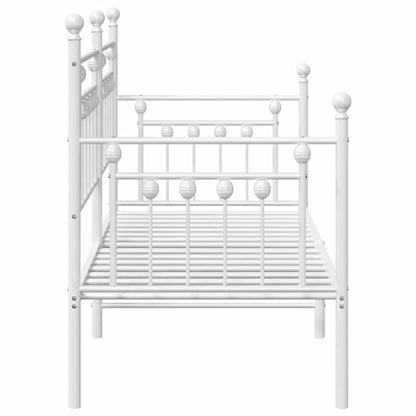 vidaXL Daybed Frame White 80 x 200 cm Steel