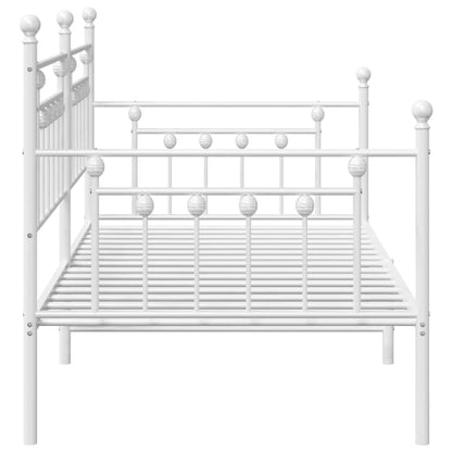 vidaXL Daybed Frame White 100 x 190 cm Steel