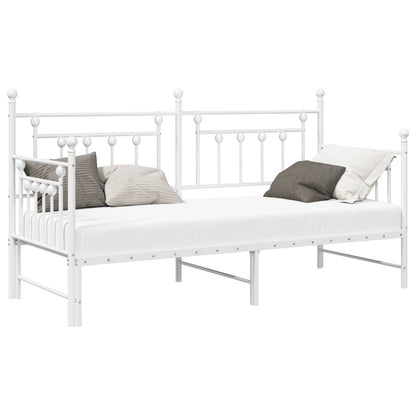 vidaXL Daybed Frame White 75 x 190 cm Steel