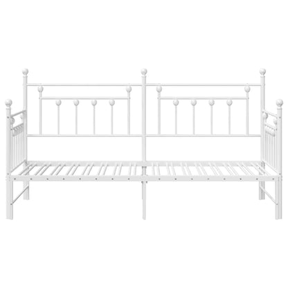 vidaXL Daybed Frame White 75 x 190 cm Steel