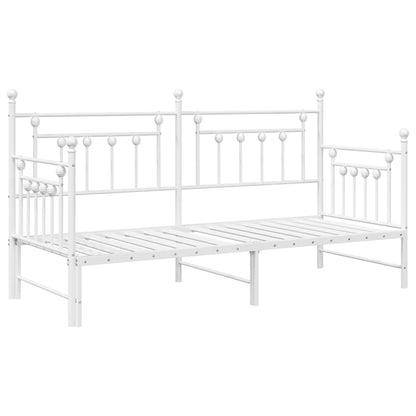 vidaXL Daybed Frame White 80 x 200 cm Steel