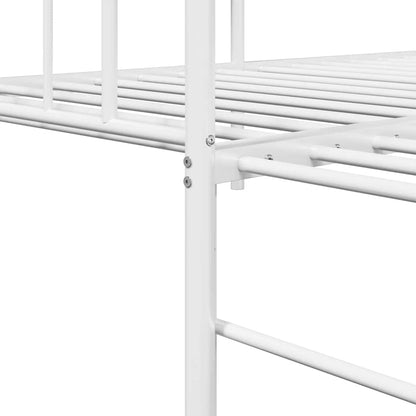 vidaXL Daybed Frame White 90 x 190 cm Steel