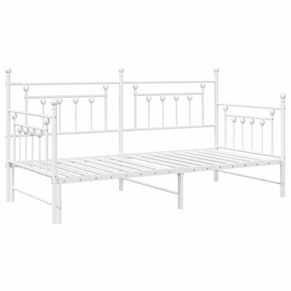vidaXL Daybed Frame White 107 x 203 cm Steel