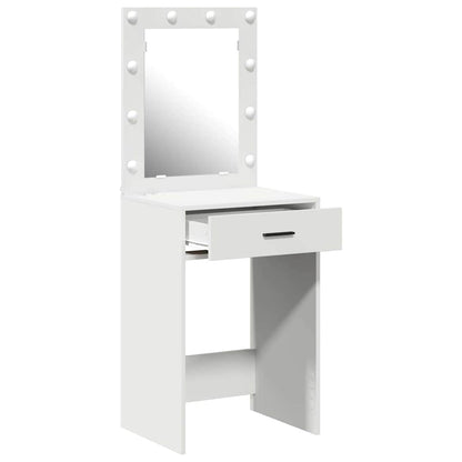 vidaXL Dressing Table White 50 x 41 x 135 cm Engineered Wood