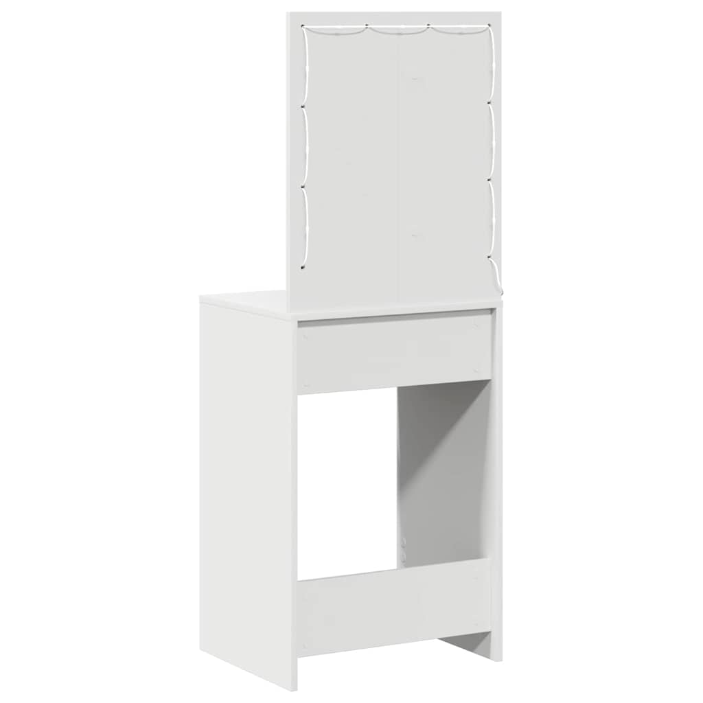 vidaXL Dressing Table White 50 x 41 x 135 cm Engineered Wood