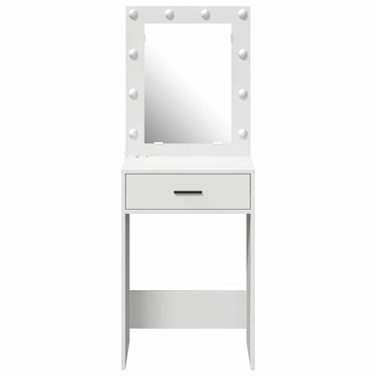 vidaXL Dressing Table White 50 x 41 x 135 cm Engineered Wood