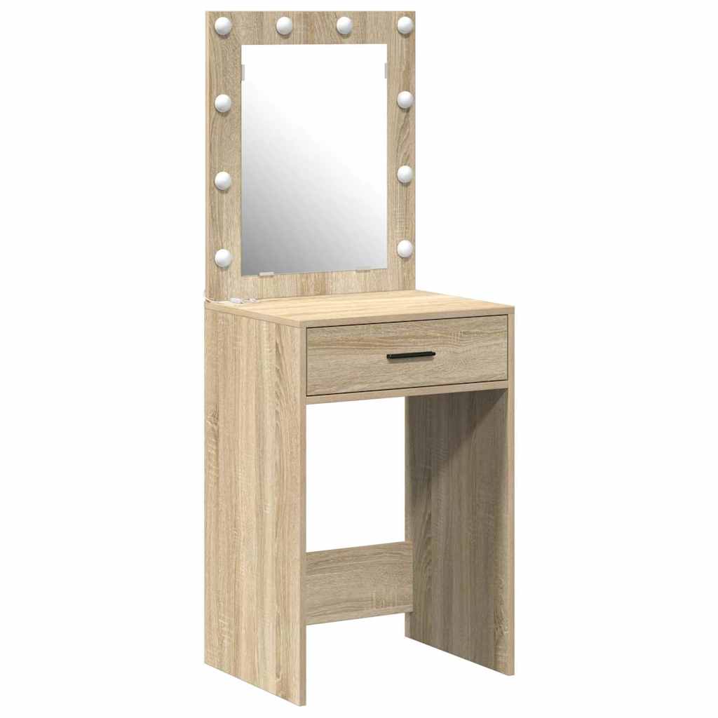 vidaXL Dressing Table Sonoma Oak 50 x 41 x 135 cm Engineered Wood
