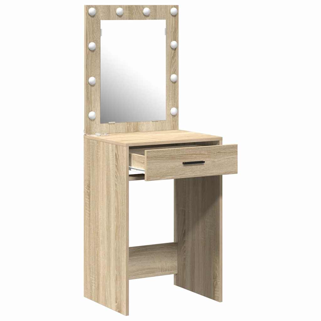 vidaXL Dressing Table Sonoma Oak 50 x 41 x 135 cm Engineered Wood