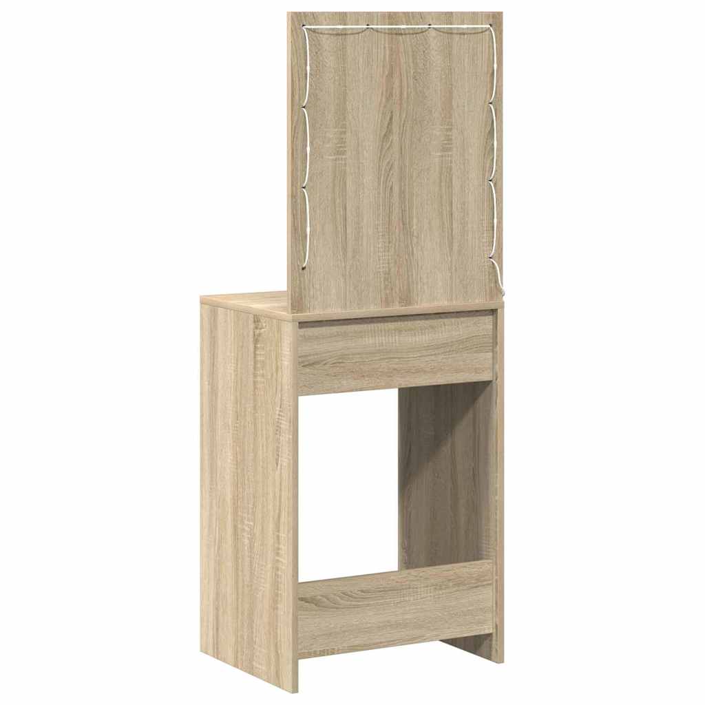 vidaXL Dressing Table Sonoma Oak 50 x 41 x 135 cm Engineered Wood