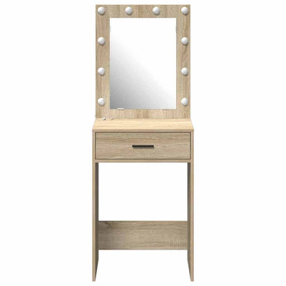 vidaXL Dressing Table Sonoma Oak 50 x 41 x 135 cm Engineered Wood