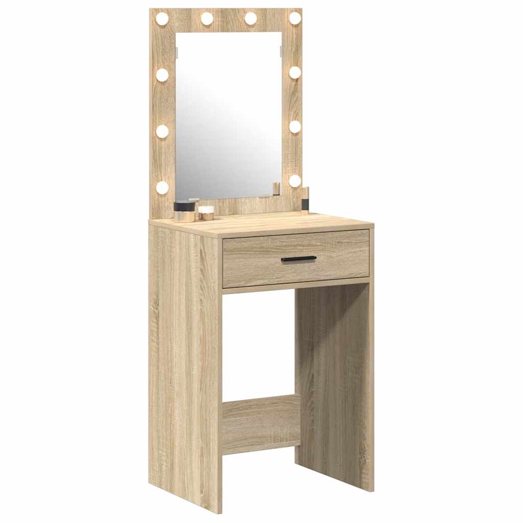 vidaXL Dressing Table Sonoma Oak 50 x 41 x 135 cm Engineered Wood
