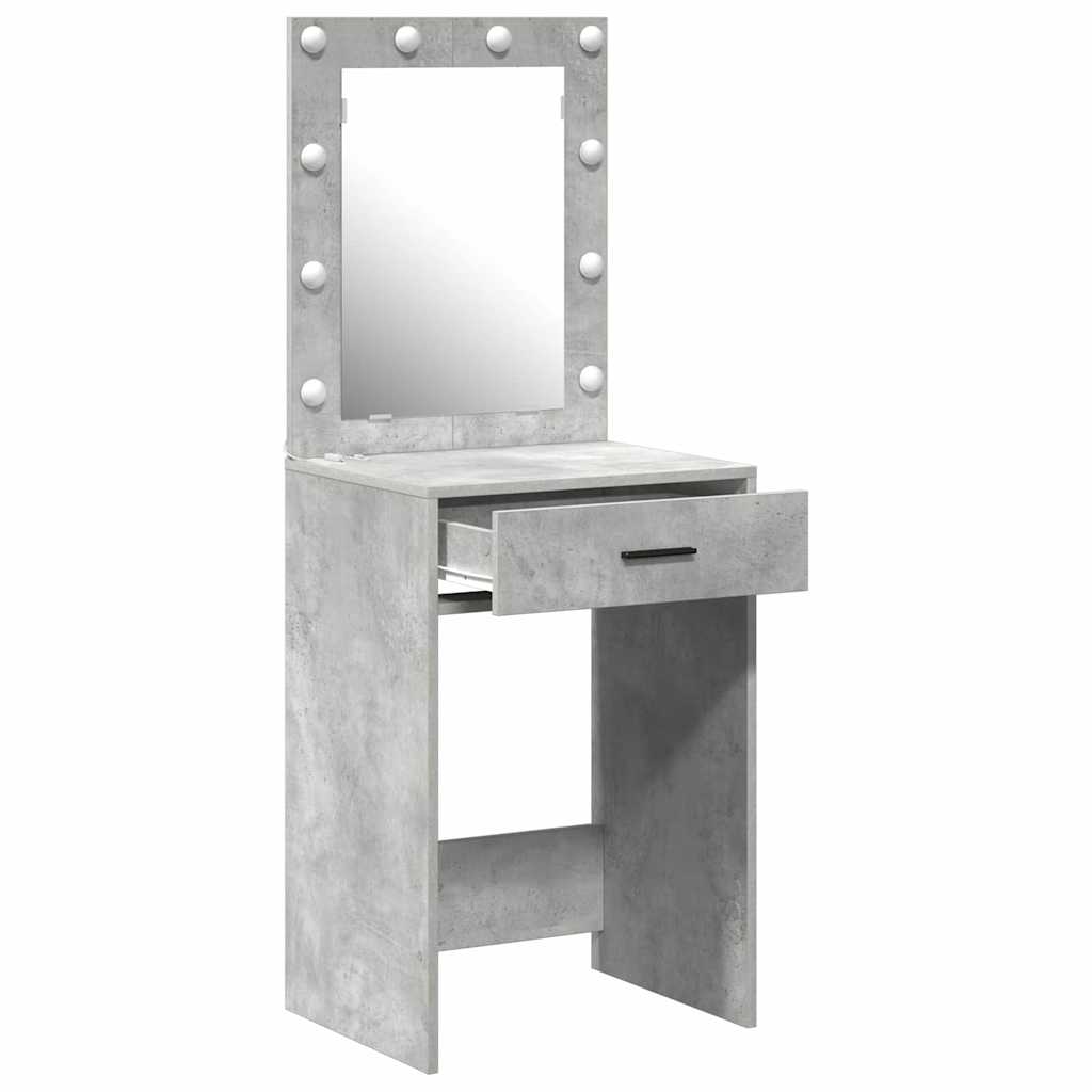 vidaXL Dressing Table Concrete Grey 50 x 41 x 135 cm Engineered Wood
