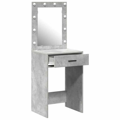 vidaXL Dressing Table Concrete Grey 50 x 41 x 135 cm Engineered Wood