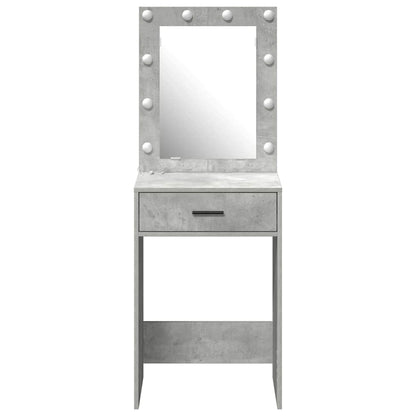 vidaXL Dressing Table Concrete Grey 50 x 41 x 135 cm Engineered Wood