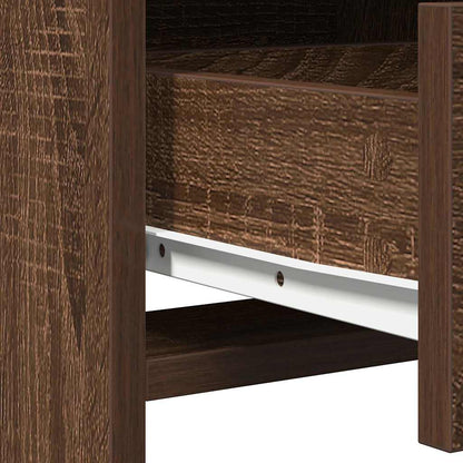 vidaXL Dressing Table Brown Oak 50 x 41 x 135 cm Engineered Wood