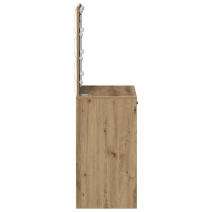vidaXL Dressing Table Artisan Oak 50 x 41 x 135 cm Engineered Wood