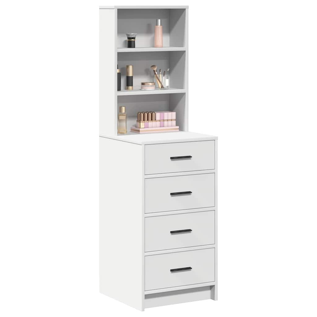 vidaXL Highboard White 40 x 41 x 135 cm Engineered Wood