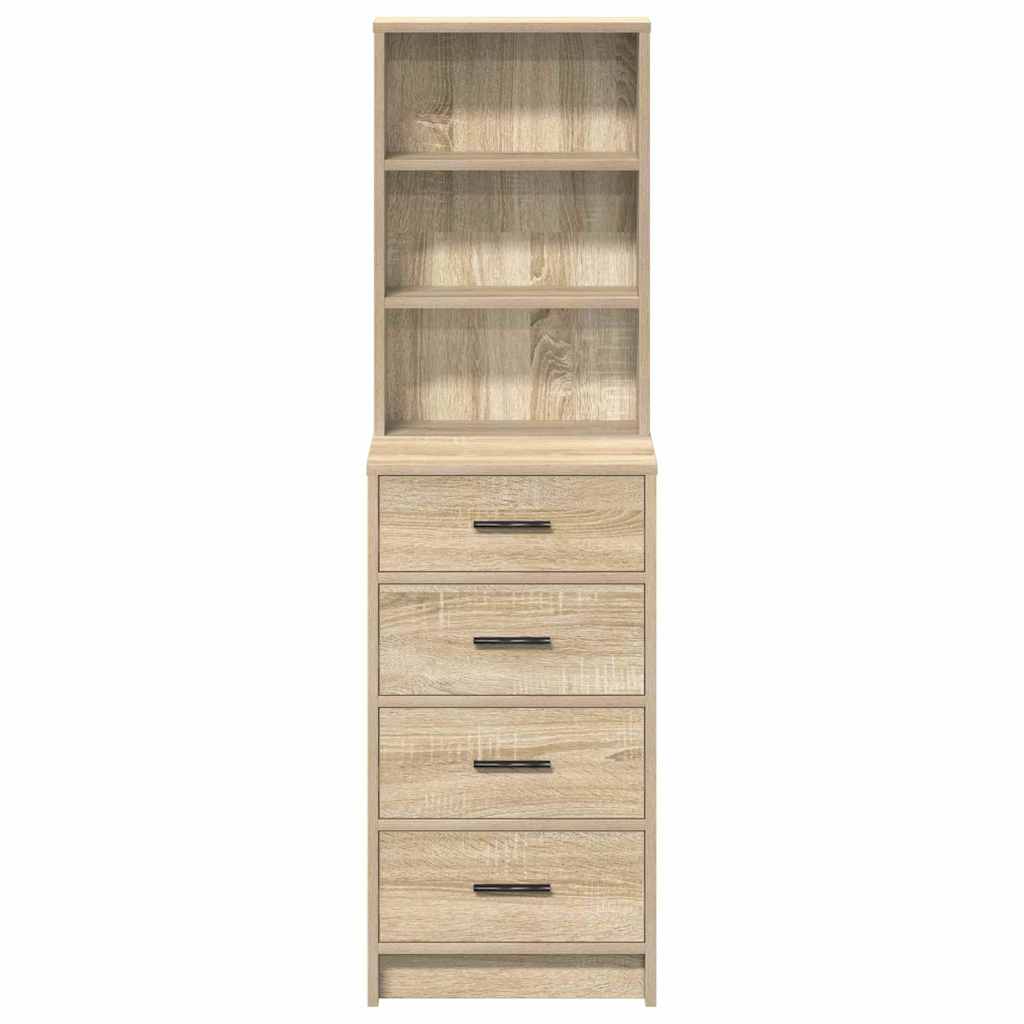 vidaXL Highboard Sonoma oak 40 x 41 x 135 cm Engineered wood