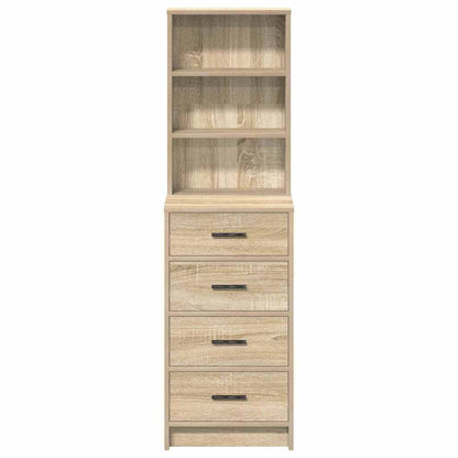 vidaXL Highboard Sonoma oak 40 x 41 x 135 cm Engineered wood