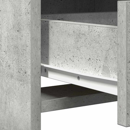 vidaXL Highboard Concrete grey 40 x 41 x 135 cm Engineered wood