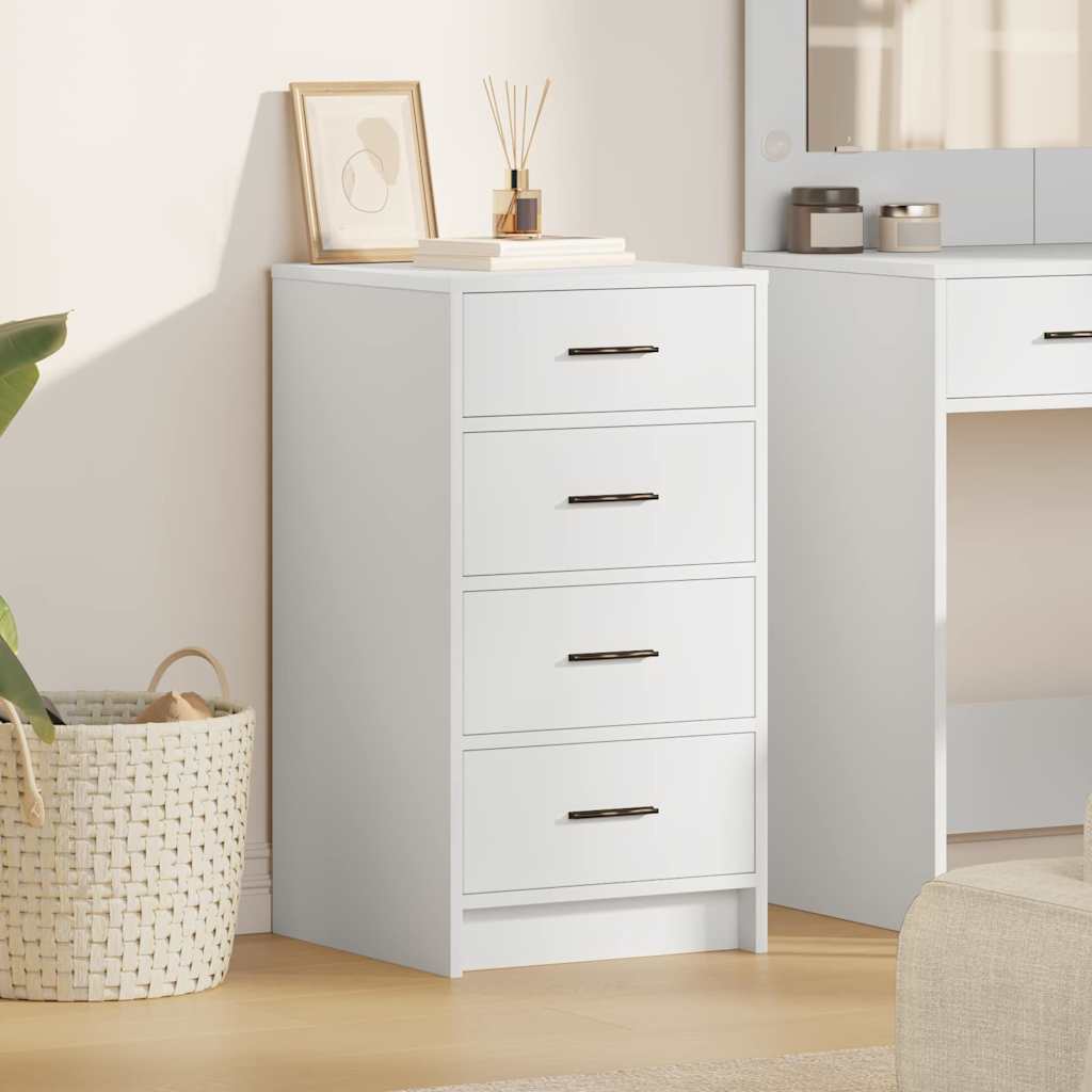 vidaXL Sideboard White 40 x 41 x 75 cm Engineered Wood