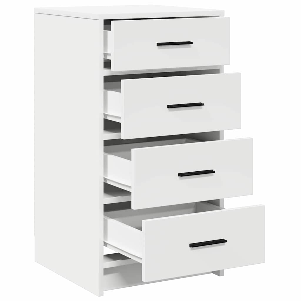vidaXL Sideboard with Drawer White 40 x 41 x 75 cm Engineered wood