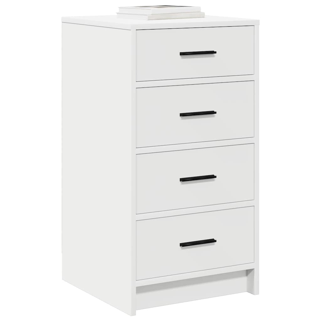 vidaXL Sideboard with Drawer White 40 x 41 x 75 cm Engineered wood