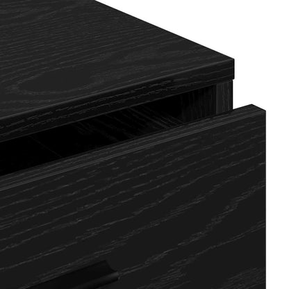 vidaXL Sideboard Black oak 40 x 41 x 75 cm Engineered Wood
