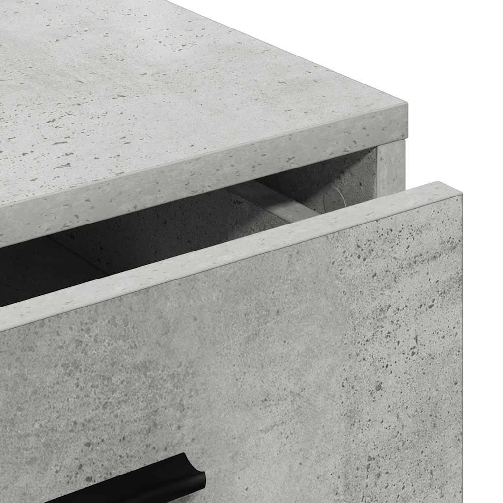 vidaXL Sideboard Concrete grey 40 x 41 x 75 cm Engineered wood