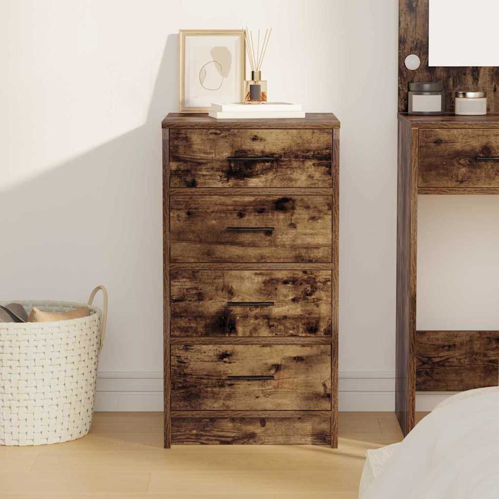 vidaXL Sideboard Smoked oak 40 x 41 x 75 cm Engineered Wood