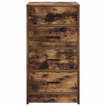 vidaXL Sideboard Smoked oak 40 x 41 x 75 cm Engineered Wood