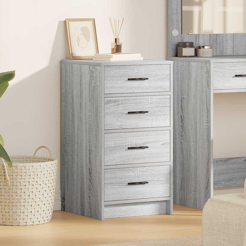 vidaXL Sideboard Grey sonoma 40 x 41 x 75 cm Engineered Wood
