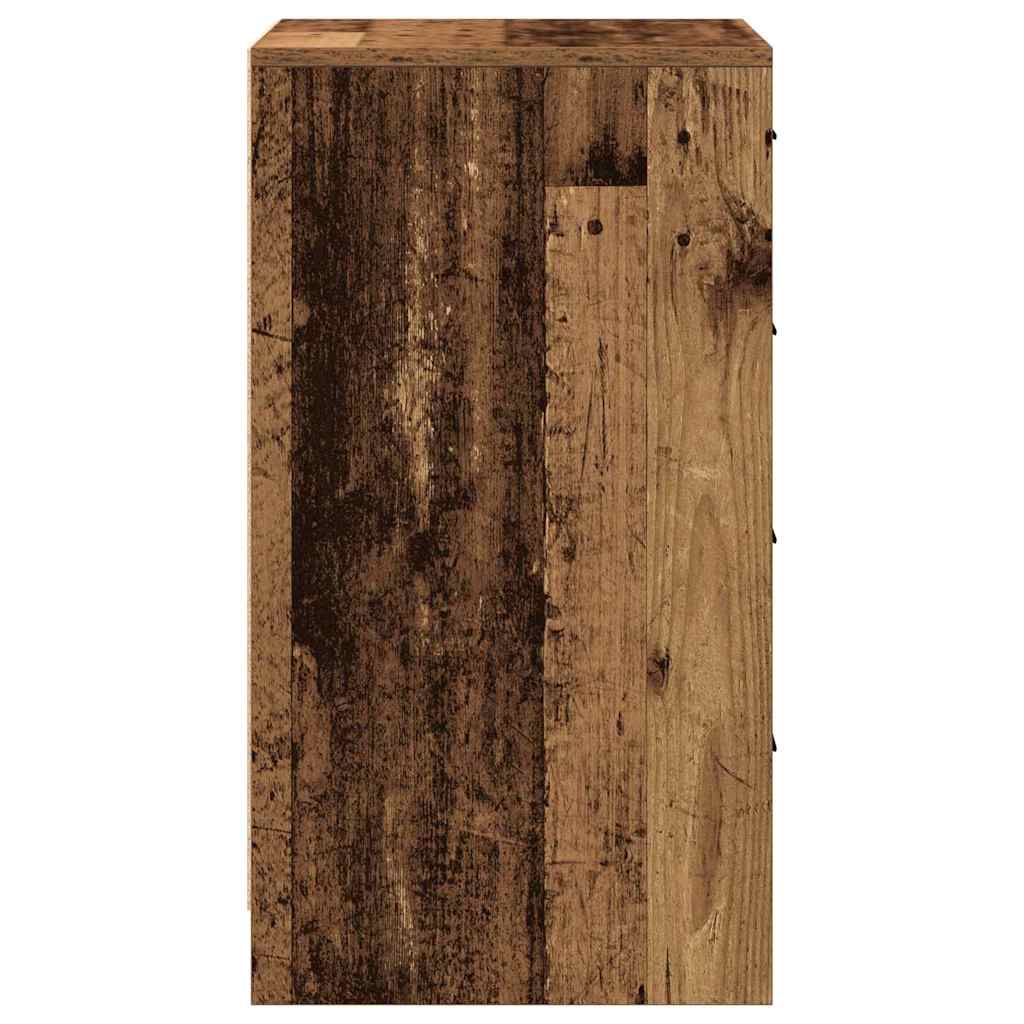 vidaXL Sideboard with Drawer Old wood 40 x 41 x 75 cm Engineered wood